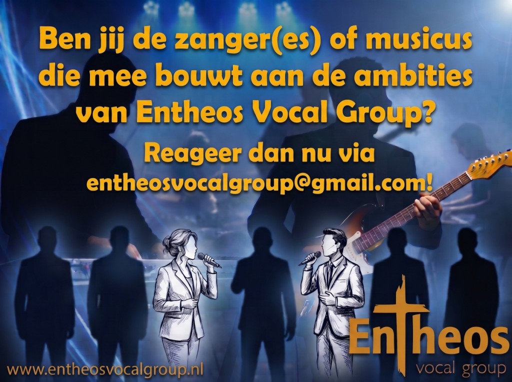 Welke zanger(es) of musicus durft het aan de reis met Entheos te maken?